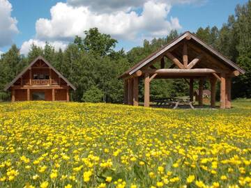 Фото номера Дом с 3 спальнями Дома для отпуска Guest House Kalniņi г. Карли 80