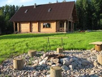 Фото номера Дом с 3 спальнями Дома для отпуска Guest House Kalniņi г. Карли 34